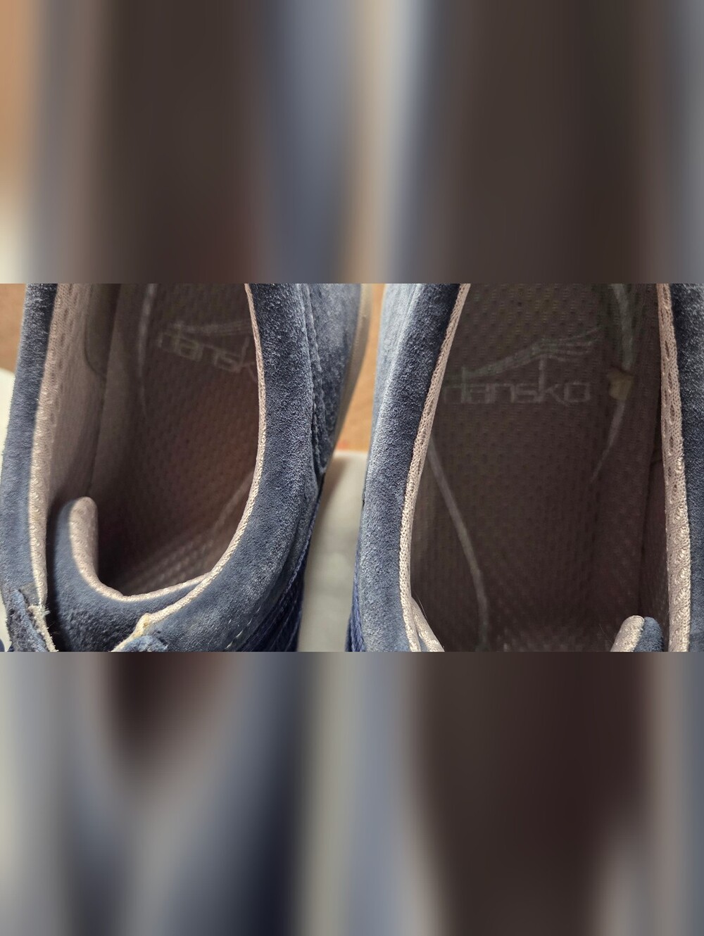 Womens Dansko Suede Blue Honor Bungee Lace Lightweight Athletic Shoes Sz 8.5 - Picture 9 of 13